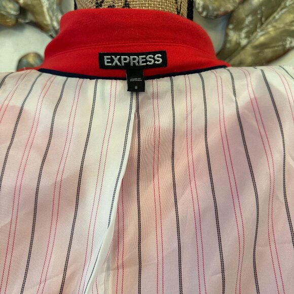 🔥 Express Red Blazer – Bold & Chic (Size 8) 🔥 - Picture 5 of 5